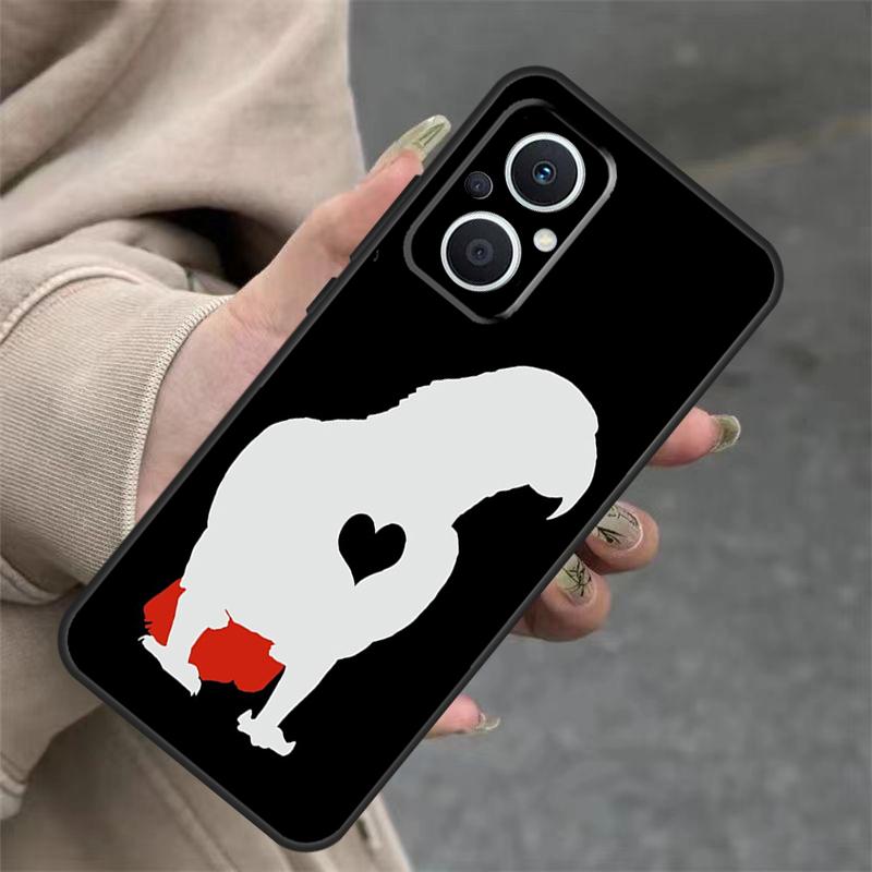 African Grey Parrot Case For OPPO Reno 7 8 Lite 10 11 12 13 14 Pro 8T 12F 13F 14F OPPO Find X8 X6 X9 Pro Cover