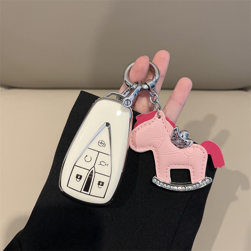 TPU Shell Fob For Changan CS75 PLUS CS35 PLUS CS55PLUS Eado UNI-T UNI K Oushang X5 X7 EV 2019 2020 Car Key Case Cover