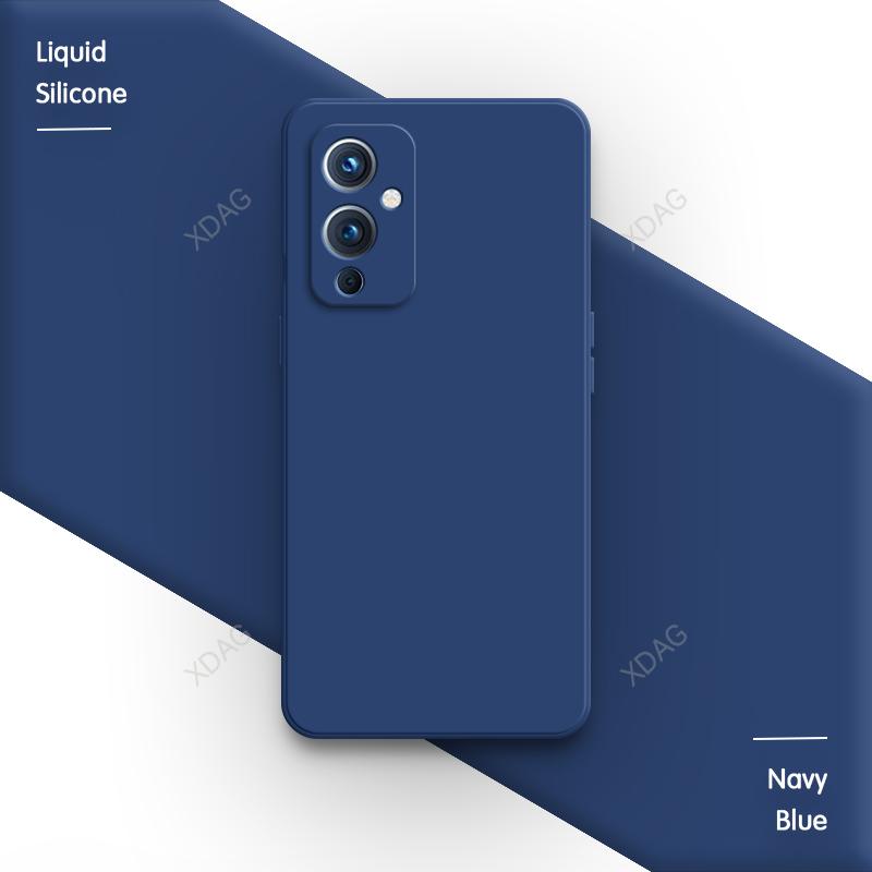 Оригинальный чехол для телефона OnePlus 9 RT 9R T 9RT 5G Защита камеры Квадратный Жидкий силикон Мягкий Простой Высокое качество Задняя крышка Capa