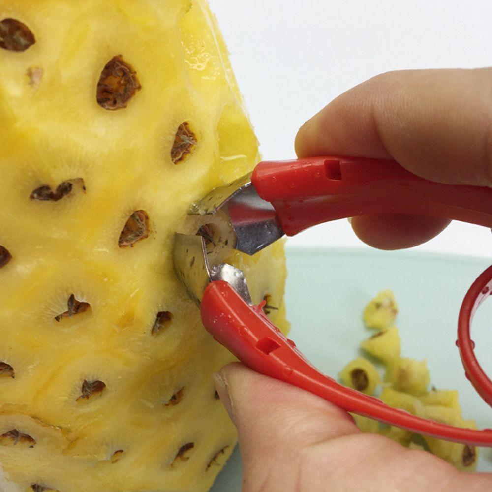 Steel Fruit Vegetable Tools Pineapple Eye Seed Remover Clip Pineapple Peeler Slicer Corer Cutter
