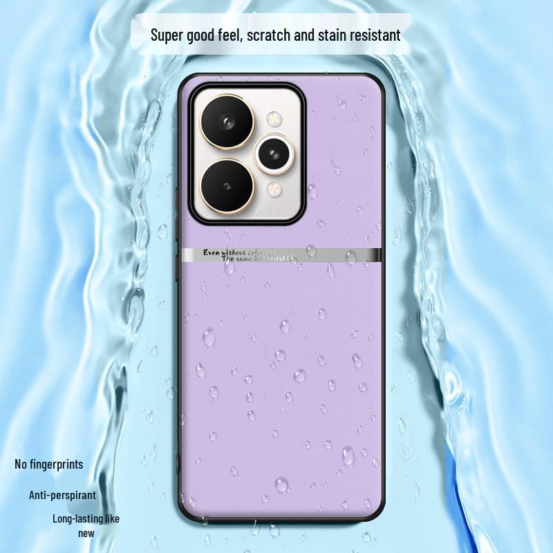 Чехол для телефона Realme 15 Pro H из жидкой кожи - Прочный, Минималистичный, Высококлассный бизнес-дизайн