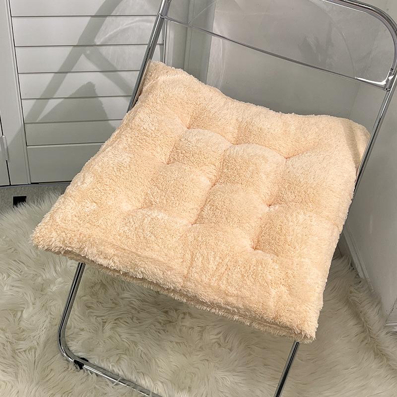 Simple Plush Cushion Thick and Soft Office Chair Cushion Dormitory Classroom Home Furnishings Mattresses Winter Seat Mat