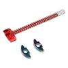 COWCOW Technology Action Army AAP01 Aluminum Guide Rod Set Red