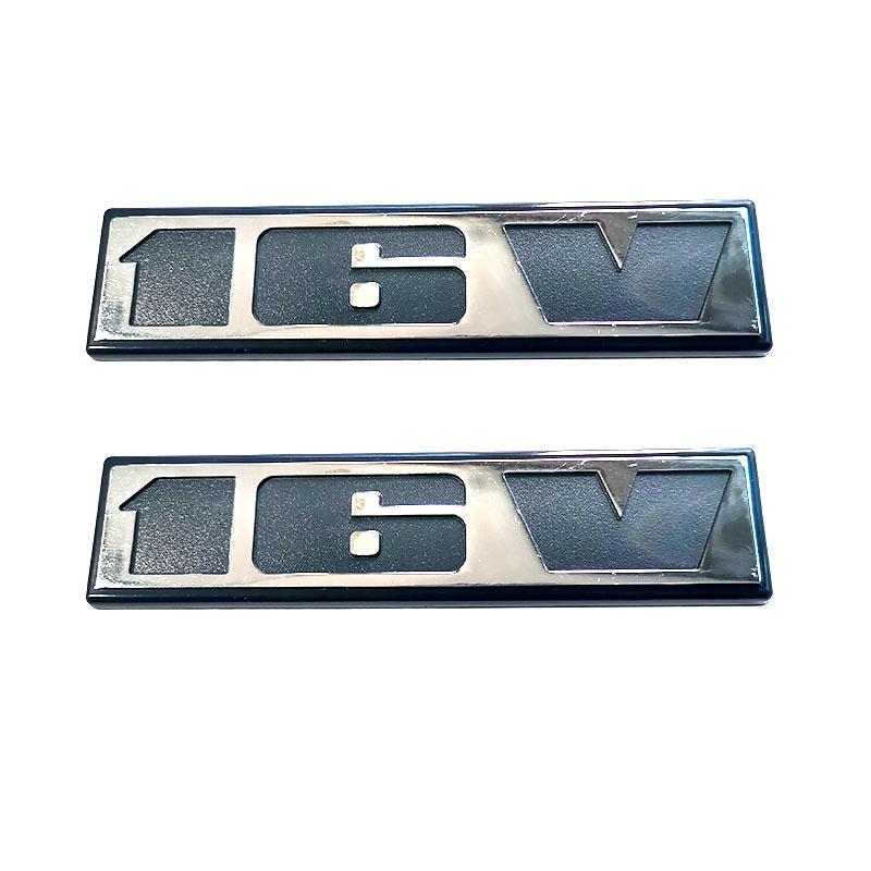 ABAC1 Original Car Accessories 2 PCS Red Color Rabbit GT Scirocco 16V Badge Golf Emblem