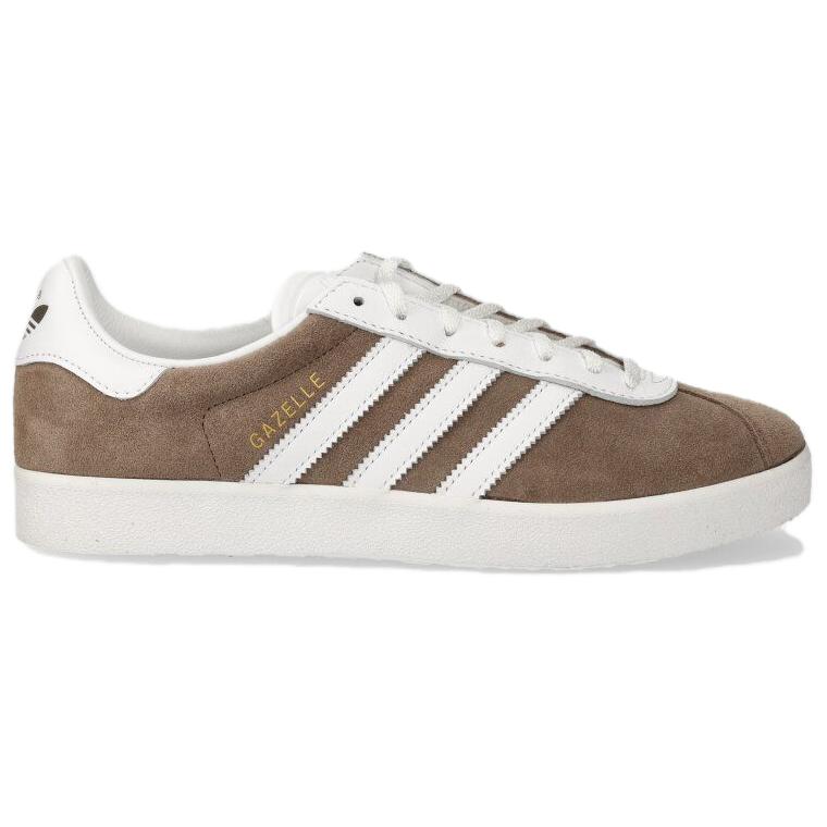adidas Кроссовки Gazelle 85 Earth Strata Мужские Коричневый Облачно-белый Золотистый-металлик IG6220