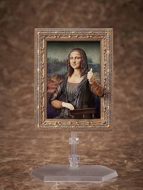 Figma Музей стола Леонардо да Мона Лиза Пластиковая раскрашенная подвижная фигурка Винчи Немасштабная