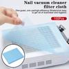 100pcs Disposable Nail Art Vacuum Dust Collector Non-Woven Filter Paper Pink/Blue/White Paper Manicure Machine Dust Filter Paper