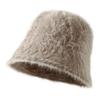 Кепка-рыбак из меха, плюшевая панама, кепка для отдыха на открытом воздухе, для женщин