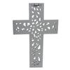 Wooden Jesus Christ Wall Cross: Hand Carved Antique Design Hanging Plaque For Home Altar Room Decor, Dull
