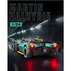 1/24 Aston Martin Valkyrie Сплав Спортивный Автомобиль Модель Литьевой Металл Гонки Супер Автомобили Модель Автомобиля Высокая Симуляция Звук и Свет Детская Игрушка Подарок