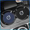 Car leather Water Coaster Non-Slip Mat Car Bottle Holder Insert Pad For Volvo XC60 XC90 S60 S80 S40 V40 V60 V70 V50 XC70