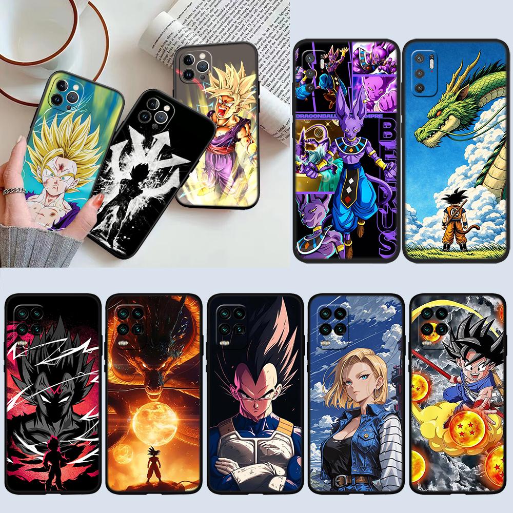 RE26 Dragon Ball Goku New High-End Shell Phone Case for Redmi Note 8 9 Pro Max 9S 9T 9C NFC 8T 8A 10A A4