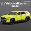 Новый 1:32 BMW XM SUV шестидверный имитация литой игрушечной машинки модель со звуком и светом инерционный механизм детская коллекция игрушек украшения подарок на день рождения мальчика