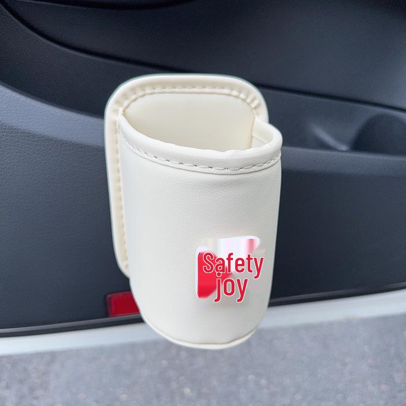 Car Seat & Door Cup Holder: Fixed Backrest Storage & Side-Mounted Drink Holder
