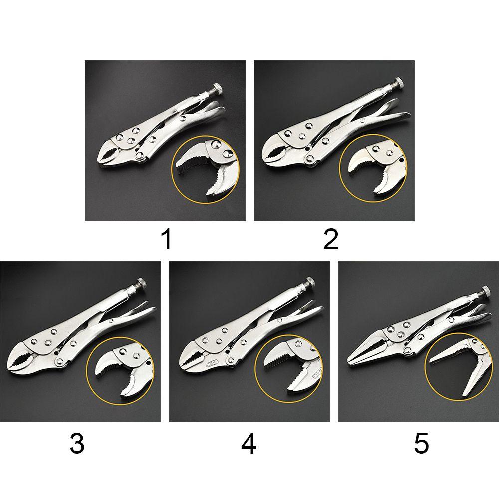 Hardware Multifunctional Clamp Tool Hand Tools Locking Pliers Curved Straight Jaw