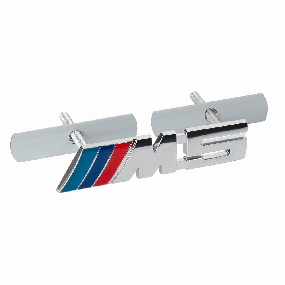 3D Car M Letter Front Grille Badge Emblem Sticker For Bmw Performance E90 E46 E60 F30 F10 E39 F20 E87 E36 G20 G30 X5 E30 F31 F11