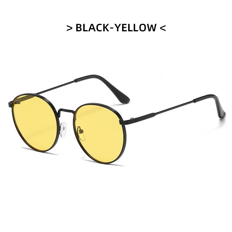 Модные женские и мужские металлические очки, солнцезащитные очки, индивидуальные овальные новые ювелирные аксессуары в форме океана