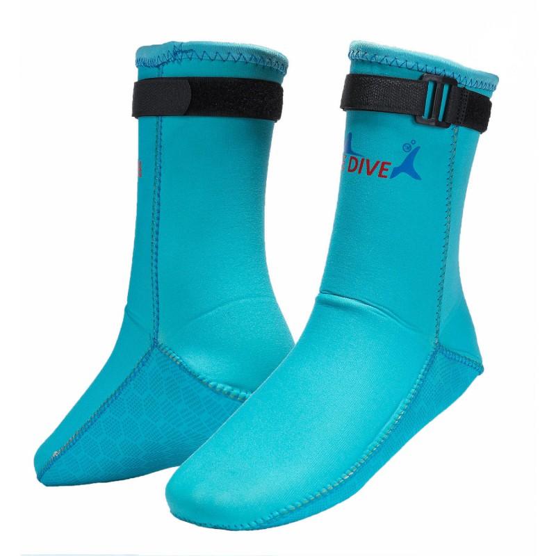 3mm Neoprene Dive Socks Snorkeling Surfing Swimming Water Sports Foot Protection Anti-Slip Warm Beach Diving Gear