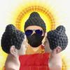 Unique Buddha Headgear Flexible Buddha Mask Swimming Caps Buddha Swimming Hat  Themed Events