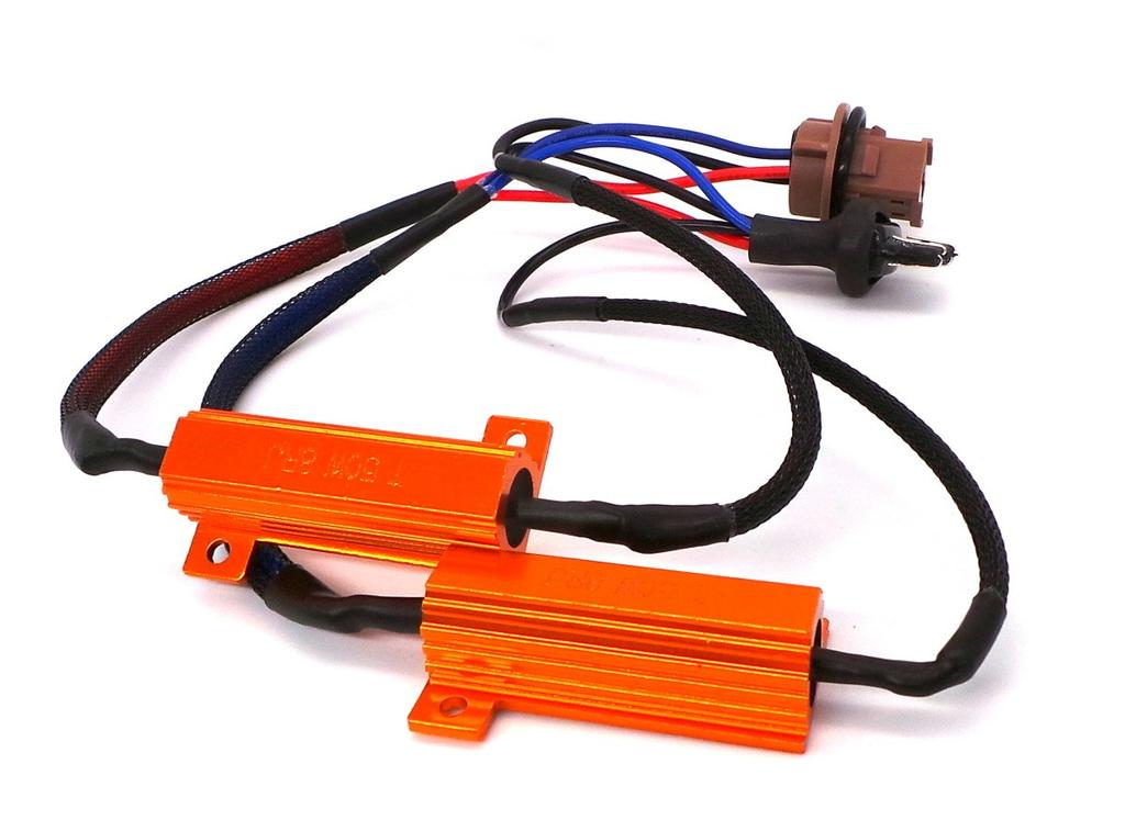 2pcs W21/5W Resistor - CAN Error Decoder 50W 8 Ohm 12V, Off-road