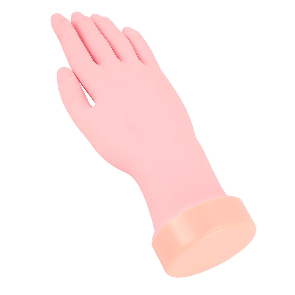 Маникюрная практика Модель руки Встроенные канавки для ногтей Сгибаемые ногти Типсы Художественный тренажер Рука для реквизита Di