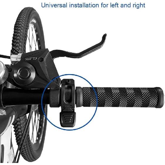 Ebike Thumb Throttle, 12V 24V 36V 48V 60V 72V 3 Pin SM Plug Ebike Throttle for 22mm Handlebars, 300X Left and Right Speed Accelerator, Electric