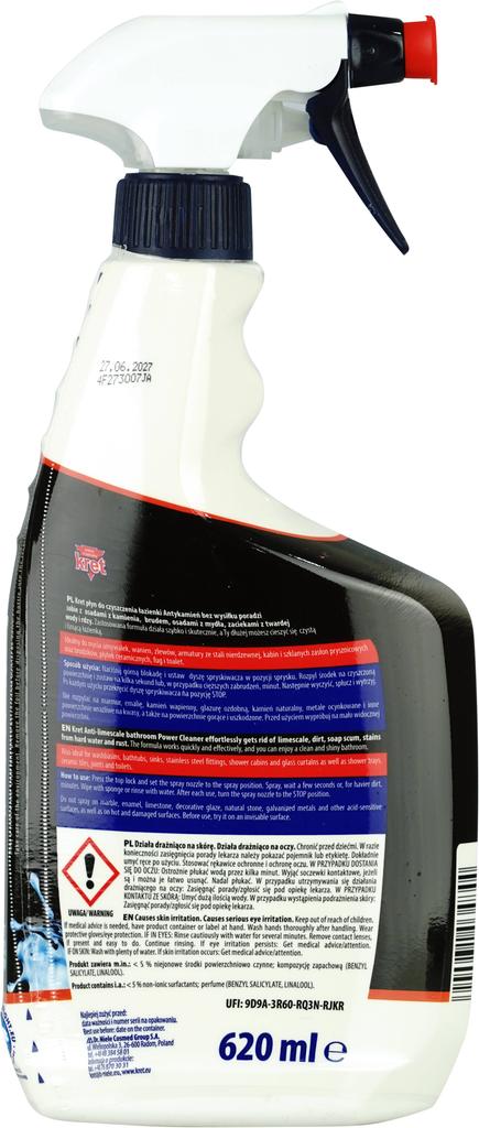 Kret Antykamień Power Cleaner Łazienka 620Ml