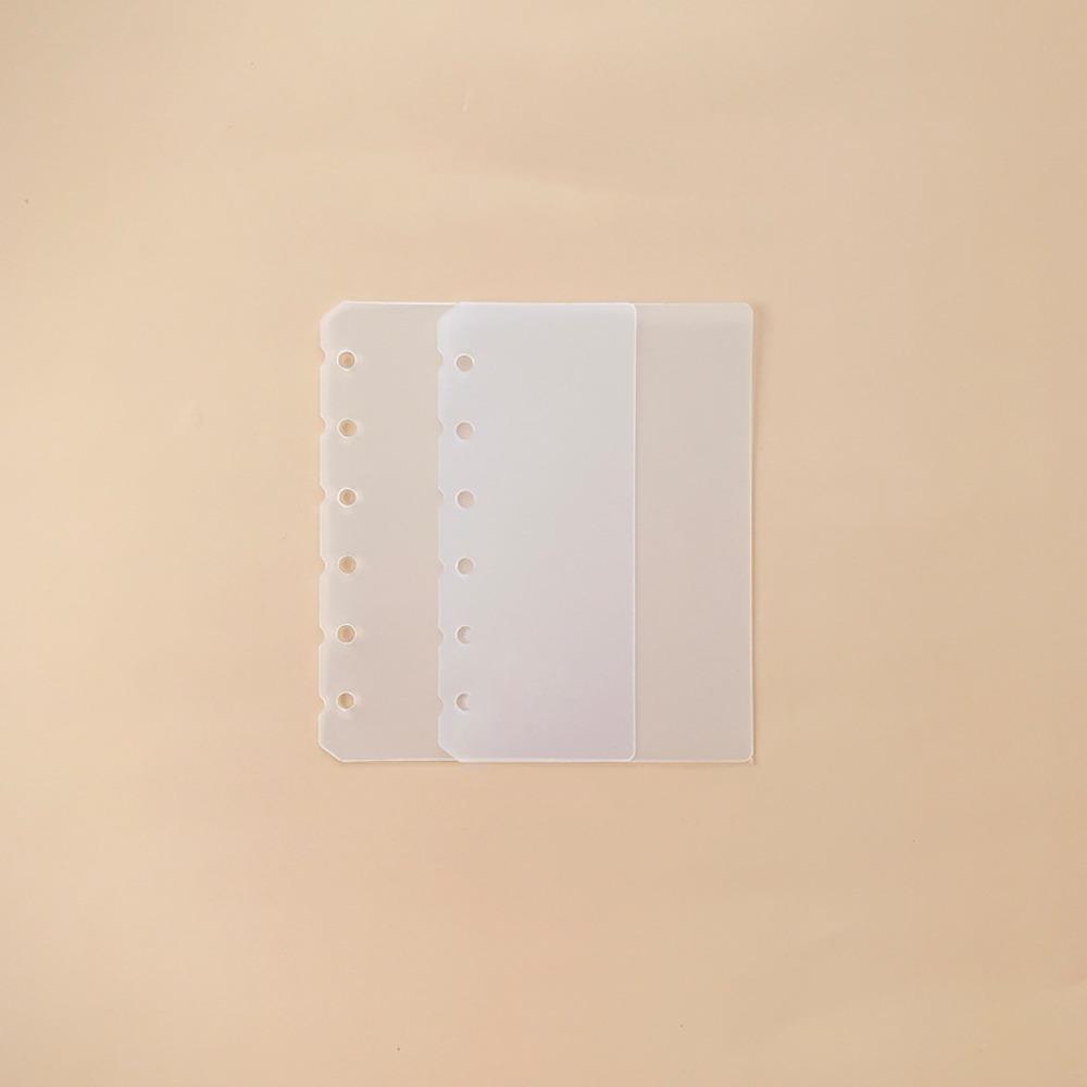 2pcs DIY Loose-Leaf Notebook Refill Paper PP Refill Spiral Page Binder Indexing Cards  Journal