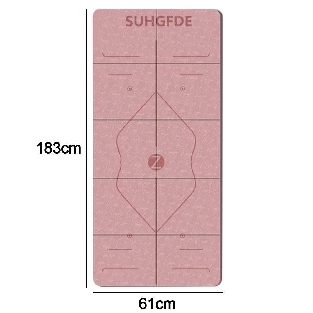 Экологичный гимнастический мат толщиной 4 мм, коврик для сна для кемпинга, спортивное оборудование для зала