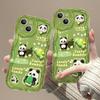 Applicable To Apple 14promax Mobile Phone Case New Female IPhone 13 Anti-fall Cute Panda Doll Pendant Silicone