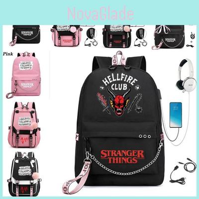 Рюкзак Stranger Things Сезон с USB-подзарядкой большой вместимости для детей