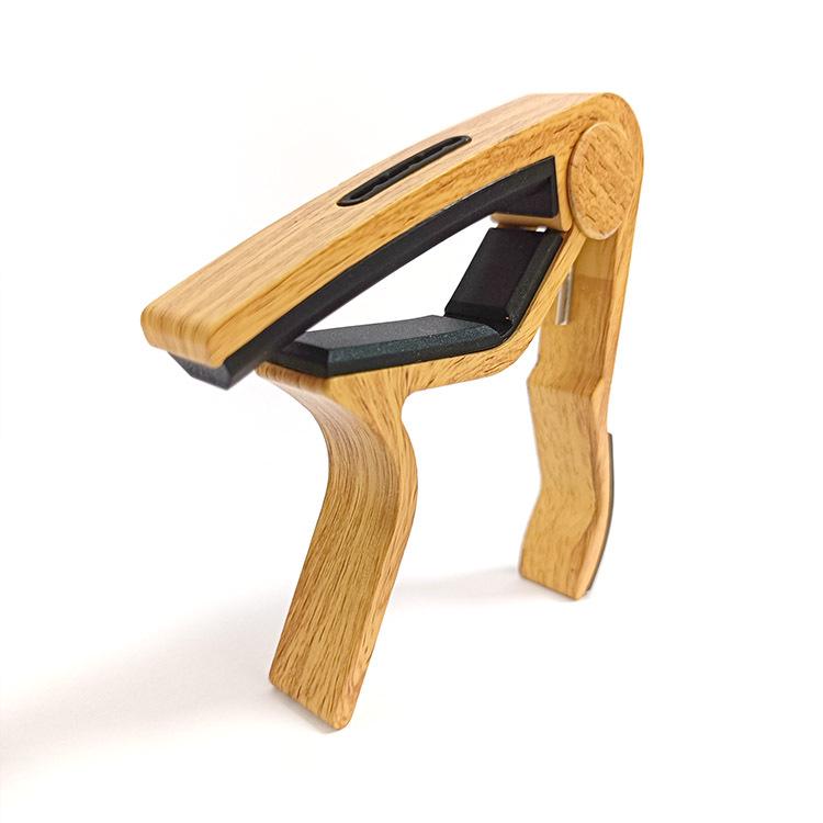 Медиатор для гитары с умеренным прижимом, с отделкой под дерево, с держателями для карточек и медиаторов