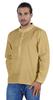 Индийская мужская короткая рубашка Kurta Henley с длинным рукавом и воротником-стойкой