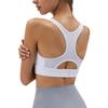 Спортивное нижнее белье женское ударопрочное пуш-ап молния йога бюстгальтер красивая спина бег тренажерный зал высокопрочный жилет
