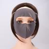 Sunscreen Mask Traceless Women Detachable Facekini Ice Silk Anti-Ultraviolet Summer Breathable Thin Cover Whole Face