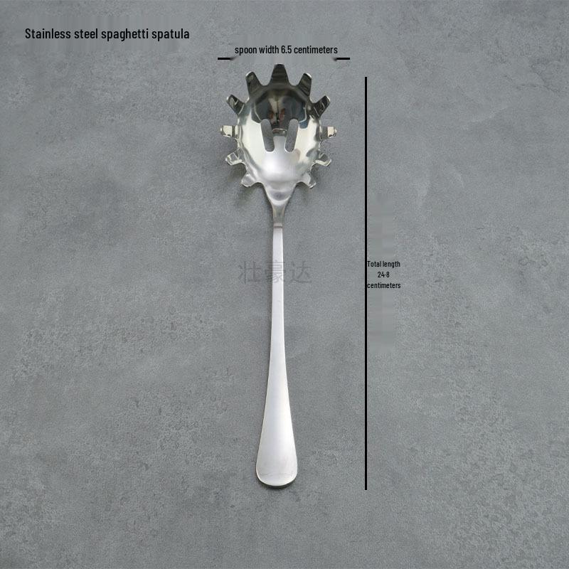 Ложка для льда из нержавеющей стали и половник для пасты с щипцами-дуршлагом для кухни и бара