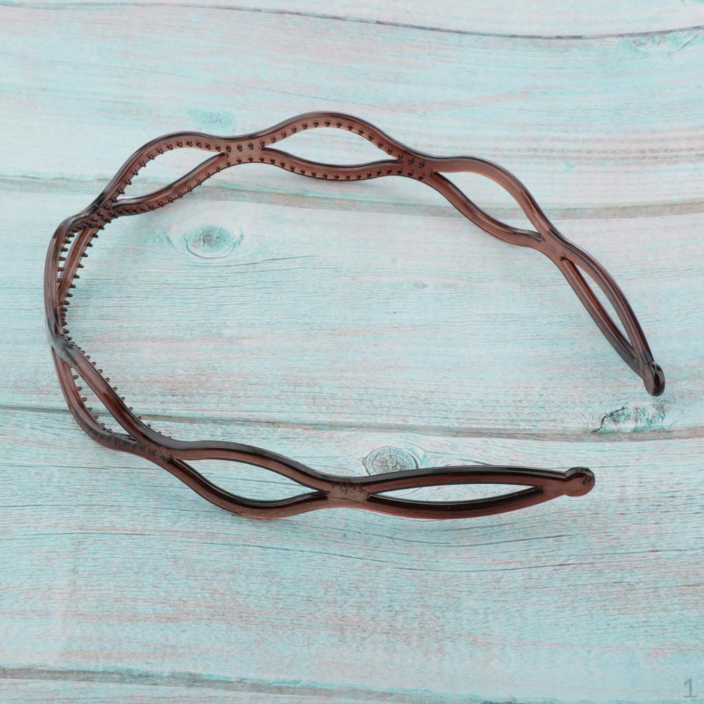 Повязка на голову Waves Band Comb Headdress - Коричневый