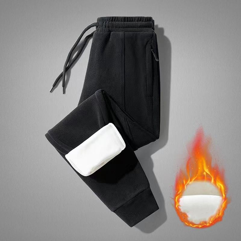 Мужская осенне-зимняя мода больших размеров, корсетные брюки, свободные спортивные повседневные брюки из флиса Auger