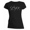 Slayer Womens/Ladies Scratch Logo T-Shirt