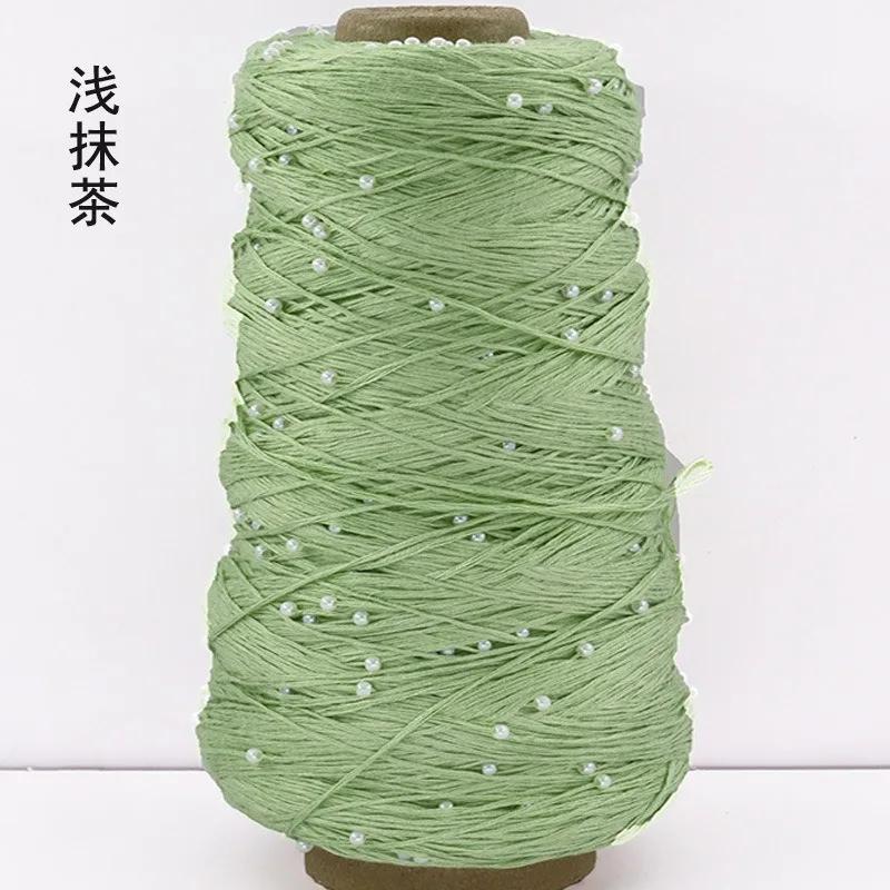 6 нитей мерсеризованного хлопка + жемчужная нить ручного плетения из чистого хлопка тонкая шерстяная нить для вязания крючком бисер своими руками ручного плетения