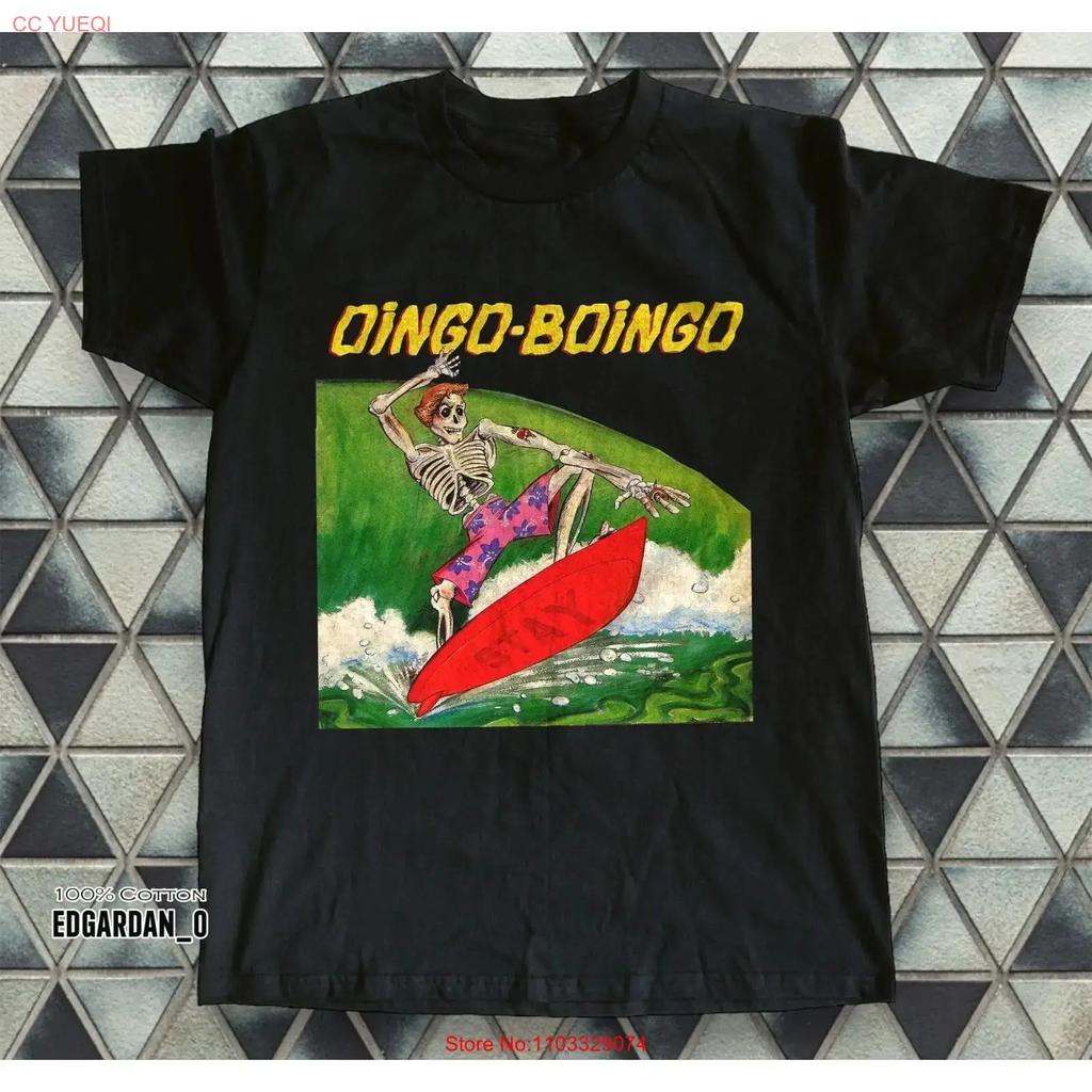 Oingo Boingo Anthology Album Black T shirt Size S 5XL HS424 vintage Washed Top For Everyday Wear Slightly Casual