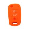 Защитный автомобильный чехол с силиконовым ключом и 3 кнопками для Kia Rio K2 K3 K5