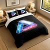 3Pcs Bedding SetCrystal Palace Soft Bed Sheet and Two Pillowcases Home Bedroom Decor
