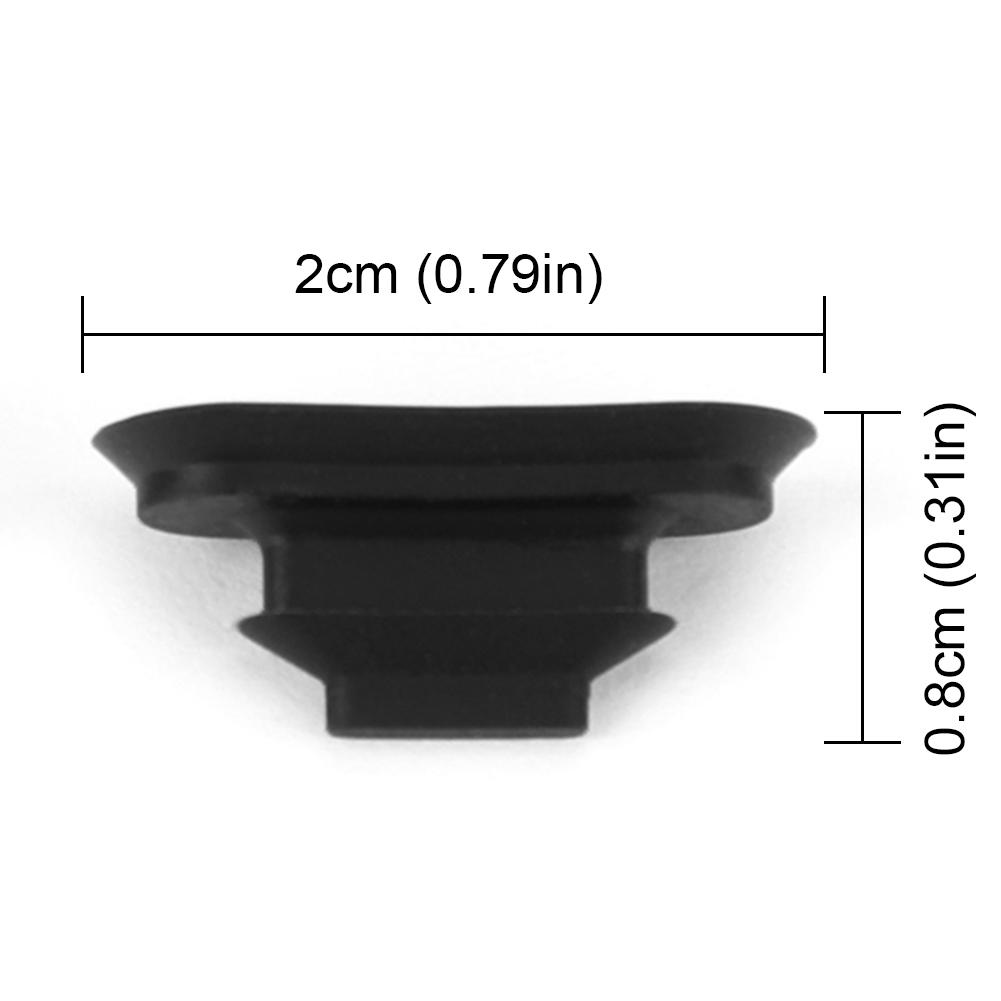 6pcs Black Lid Stopper Silicone Rubber Replacement Stopper Seal Stopper for Contigo Autoseal Travel Coffee Mug Leak-Proof