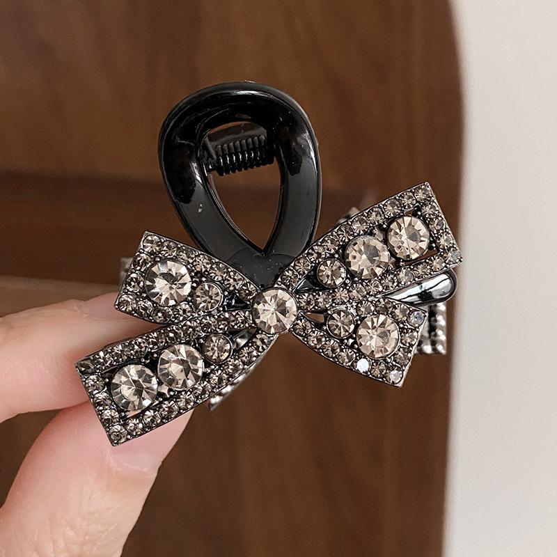 2 шт. блестящие заколки-краб для волос принцесса головной убор в форме банта для девочек 2000 года женские головные уборы