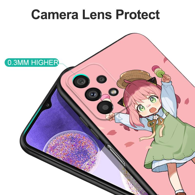 Черный чехол Tpu для Xiaomi mi 11i 5G Redmi Note 11 11S Pro PLUS 4G 5G Cover spy x family-anya forger