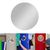 Easy Mounting College 5.9inch Round Mirror School Locker Mirror Distortion-Free Frameless Design Protective Coating