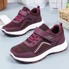 Women's Shoes Autumn New Breathable Walking Shoes Soft Sole Not Tired Feet Sports Shoes Velcro Mother Shoes Mesh Casual Shoes