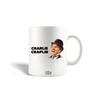 Mug - Charlie Chaplin - Ceramic - 30cl - Dishwasher Safe - White