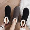 Women's Non-Slip Velvet-Lined Short Snow Boots - Warm Winter Footwear